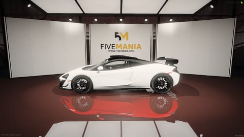 FIVEM McLaren 620R | Realistic Sports Car [Badged] Add-On | Interior & Exterior | Working Lights | Custom Wheels | Optimized | Fivem Ready | High Quality — image 7