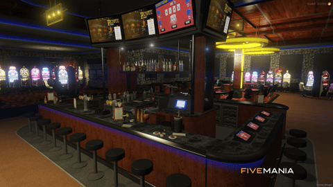 FIVEM Peyote Casino Vinewood | Grand Casino MLO | Interior & Exterior | Slot Machines & Roulette | Add-On | Optimized | Fivem Ready | High Quality — image 8
