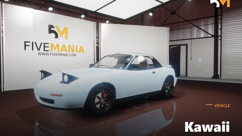 FIVEM Kawaii | Realistic Sports Car [Unbadged] Add-On | Interior & Exterior | Working Lights | Tuning Parts | Add-On | Optimized | Fivem Ready | High Quality cover