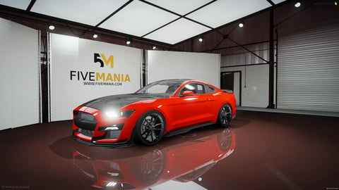 FIVEM Gt500 | Realistic Sports Car [Unbadged] Add-On | Custom Parts | Working Lights | Optimized | Fivem Ready | High Quality — image 3