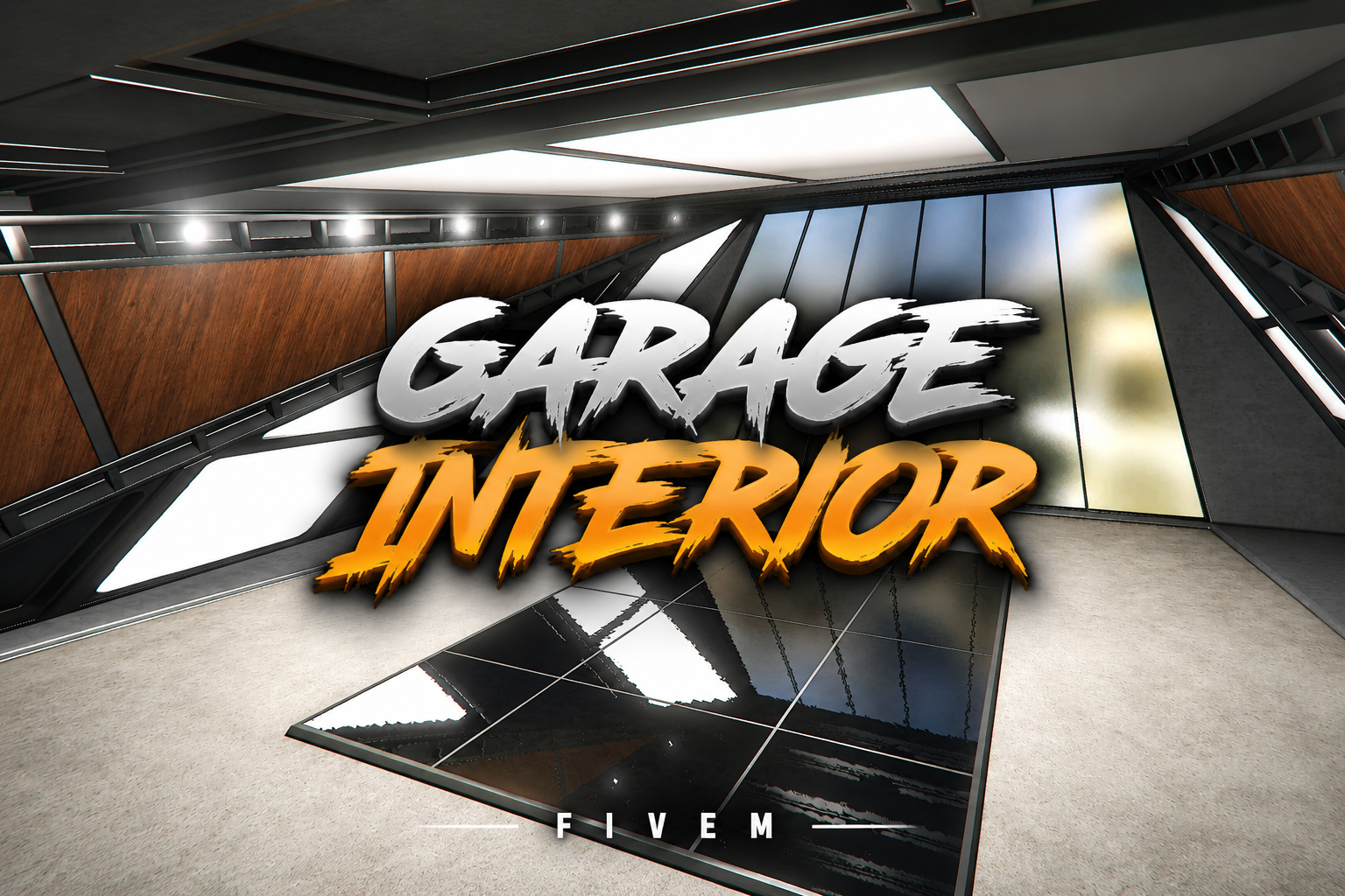 FIVEM Garage Interior | Modern Vehicle Storage MLO | Interior & Exterior | Working Lights | Add-On | Optimized | Fivem Ready | High Quality