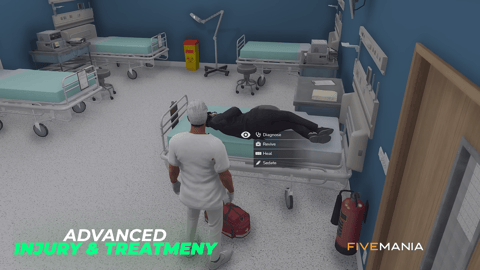 FIVEM Ambulance Job | Advanced EMS Script | Context Menu | Stretcher Prop | Death Animations | Revive & Heal | Add-On | Optimized | Fivem Ready | High Quality, image 37