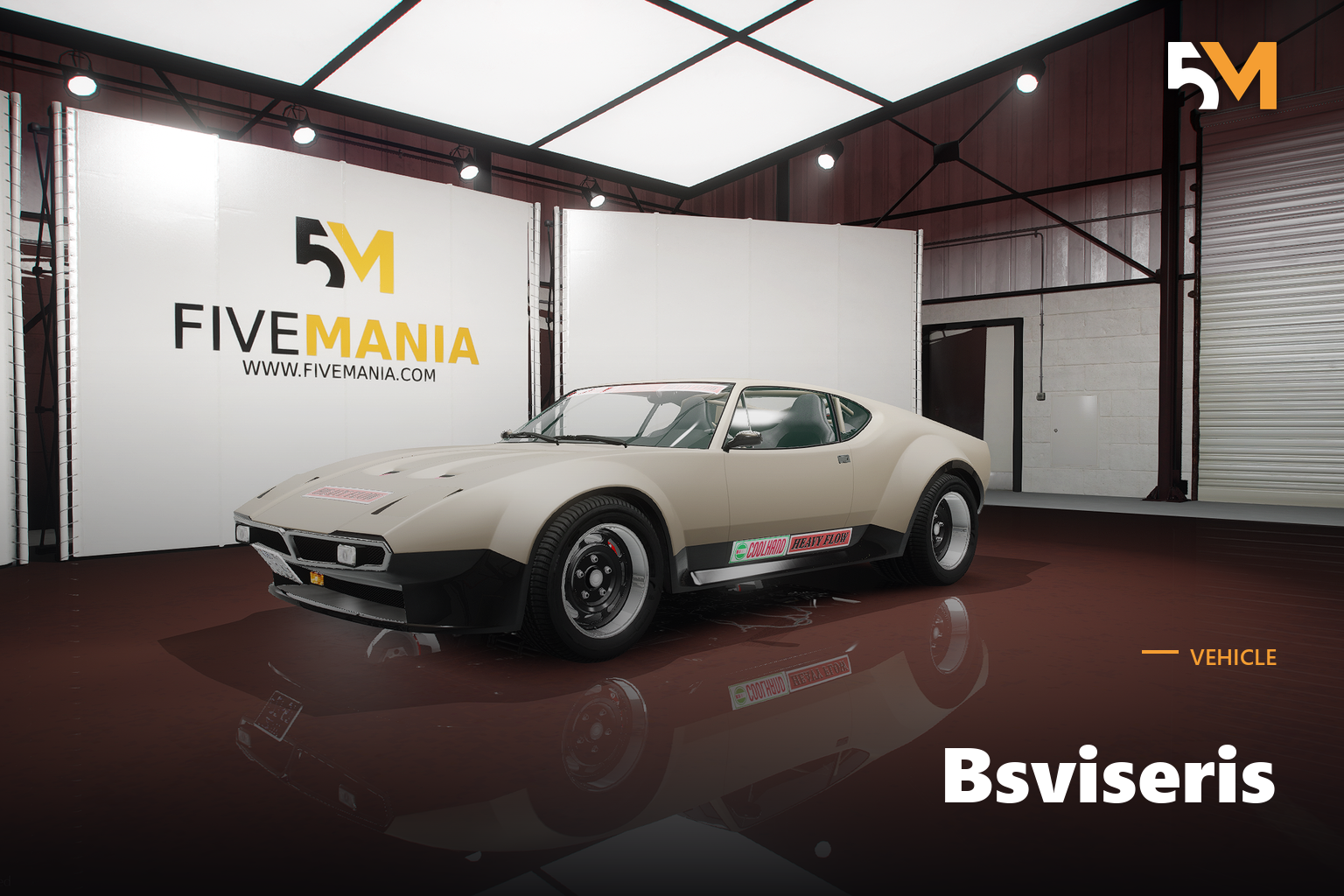 FIVEM Bsviseris | Realistic Sports Car [Unbadged] Add-On | Interior & Exterior | Optimized | Fivem Ready | High Quality