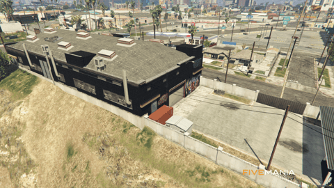 FIVEM Ballas Hide Out | Custom Gang Hideout MLO | Interior & Exterior | Custom Graffiti | Lounge & Garage | Add-On | Optimized | Fivem Ready | High Quality — image 5