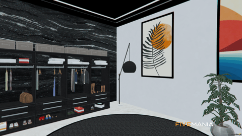 FIVEM Vinewood Villa | Luxury Modern Estate | Pool & Basketball Court | Gym & Walk-In Closet | Interior & Exterior | Mansion MLO | Add-On | Optimized | Fivem Ready | High Quality — image 13