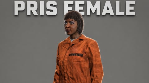 Pris Female | Custom Character | Multiple Outfits | Optimized & Fivem Ready [Add-On] cover