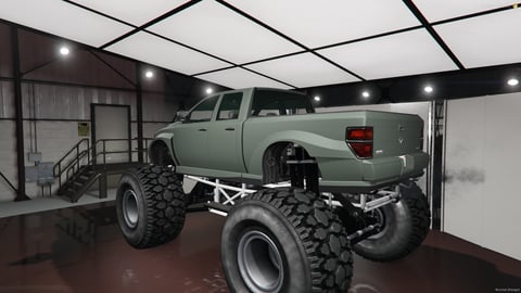 FIVEM Dodge Ram Monster Truck | Realistic Monster Truck [Badged] Add-On | Custom Suspension | Huge Tires | Add-On | Optimized | Fivem Ready | High Quality, image 7