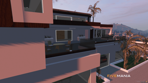 FIVEM Eclipse Rooftop House | Luxury Rooftop House MLO | Interior & Exterior | Pool & Helipad | Add-On | Optimized | Fivem Ready | High Quality — image 3