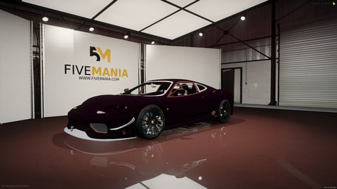 FIVEM F360 | Realistic Sports Car [Unbadged] Add-On | Interior & Exterior | Working Lights | Tuning Parts | Optimized | Fivem Ready | High Quality — image 3