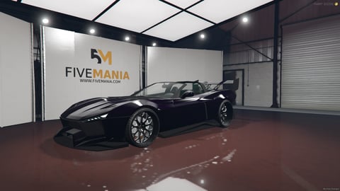 FIVEM D52 | Realistic Sports Car [Unbadged] Add-On | Custom Bodykit | Custom Spoiler | Custom Wheels | Working Lights | Add-On | Optimized | Fivem Ready | High Quality, image 3
