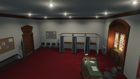 FIVEM Townhall | Grand Civic Building MLO | Interior & Exterior | Offices | Meeting Room | Courtroom | Add-On | Optimized | Fivem Ready | High Quality — image 8