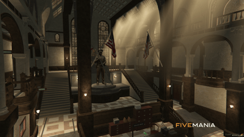 FIVEM Davis Pd V2 | Detailed Police Department MLO | Interior & Exterior | Multiple Rooms | Add-On | Optimized | Fivem Ready | High Quality — image 7