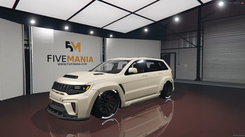 FIVEM Demonhawkk | Custom SUV [Unbadged] Add-On | Widebody Kit | Custom Wheels | Lowered Suspension | Optimized | Fivem Ready | High Quality — image 3