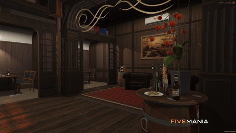 FIVEM The Last Night Bar | Classic Pub MLO | Interior & Exterior | Custom Props | Detailed Bar | Add-On | Optimized | Fivem Ready | High Quality — image 14