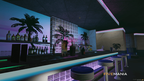 FIVEM Malibu Club | Vibrant Nightclub MLO | Interior & Exterior | DJ Booth | Bar Area | Neon Lighting | Add-On | Optimized | Fivem Ready | High Quality — image 6