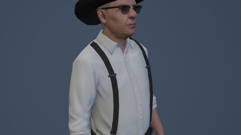 Crane | Male Ped | Multiple Outfits | Optimized & Fivem Ready [Add-On] — image 3