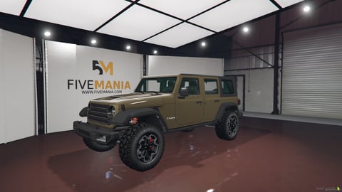 FIVEM Jeep Wrangler JL | Lore Friendly Off-Road SUV | Custom Wheels | High Suspension | Add-On | Optimized | Fivem Ready | High Quality, image 3