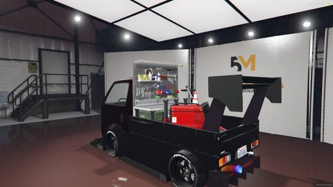 FIVEM Cdy2c | Custom Mini Pickup Truck Add-On | Widebody Kit | Custom Wheels | Tuning Parts | Bed Equipment | Add-On | Optimized | Fivem Ready | High Quality, image 8