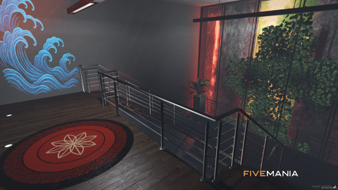 FIVEM Yakuza Compound | Luxury Gang Hideout MLO | Interior & Exterior | Custom Props | Add-On | Optimized | Fivem Ready | High Quality — image 10