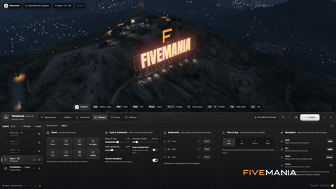 FIVEM Vinewood Sign Studio editor | Interactive Sign Customization Tool | Live Editing | Text & Image Layers | Lighting & Glow | 3D Letters | Add-On | Optimized | Fivem Ready | High Quality, image 24