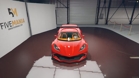 FIVEM Coquette D101 | Realistic Sports Car Add-On | Interior & Exterior | Working Lights | Custom Rims | Optimized | Fivem Ready | High Quality, image 5