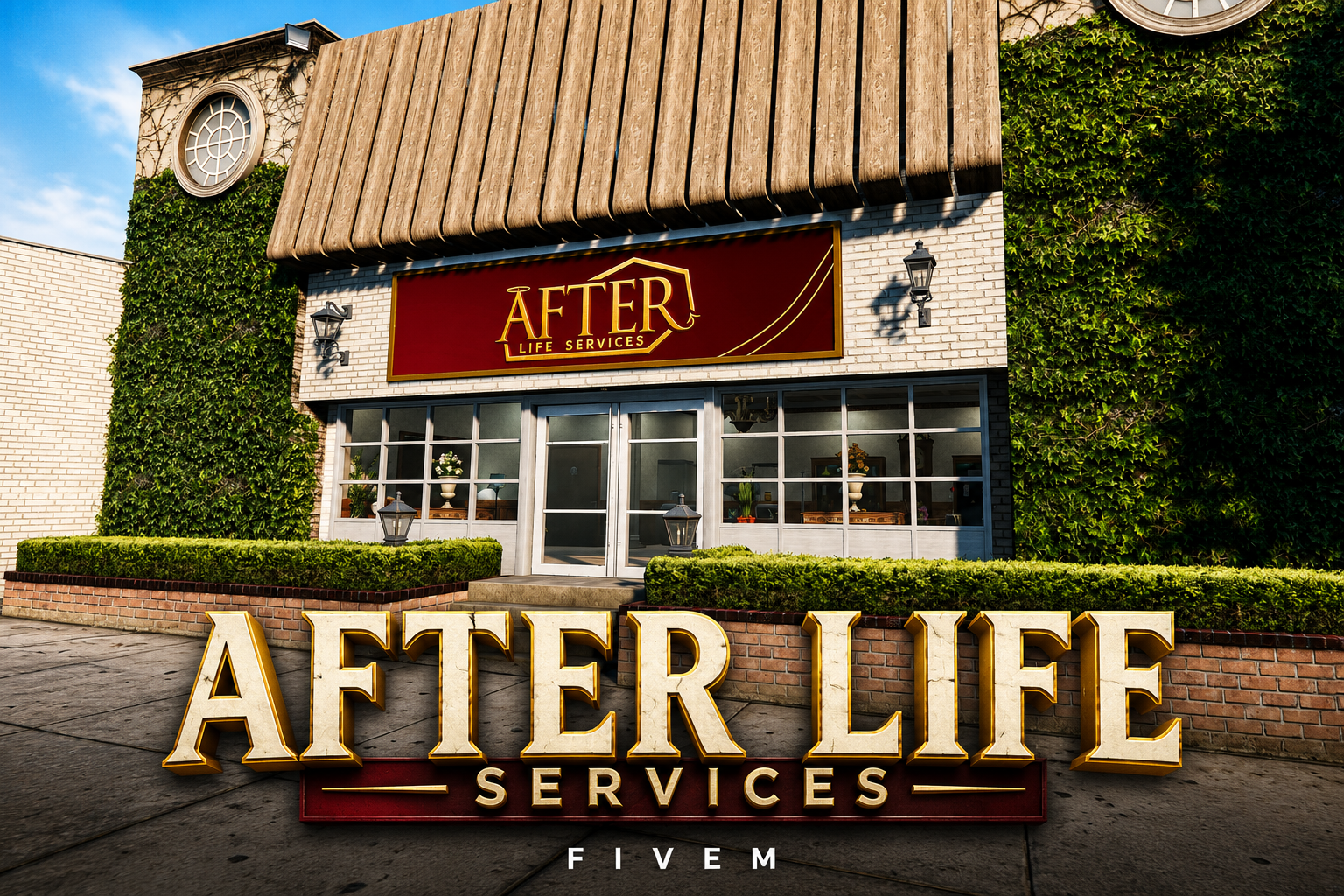 FIVEM After Life Services | Funeral Home MLO | Interior & Exterior | Chapel & Office | Add-On | Optimized | Fivem Ready | High Quality
