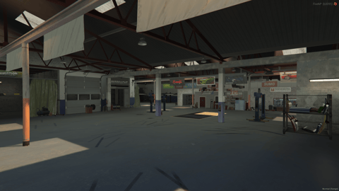 FIVEM Auto Care Mechanic | Spacious Mechanic Shop MLO | Interior & Exterior | Working Lifts | Detailed Workshop | Add-On | Optimized | Fivem Ready | High Quality — image 9