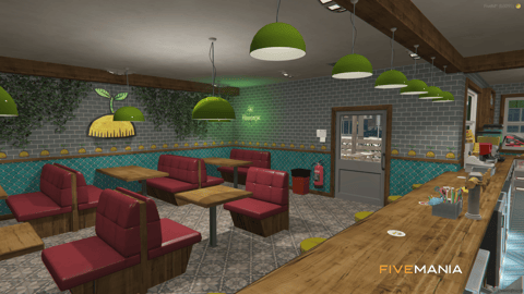 FIVEM Taco Farmer | Vibrant Mexican Restaurant MLO | Interior & Exterior | Full Kitchen | Dining Area | Custom Props | Add-On | Optimized | Fivem Ready | High Quality — image 5