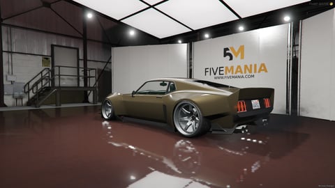 FIVEM Domgtt3 | Custom Muscle Car [Unbadged] Add-On | Custom Bodykit | Widebody | Working Lights | Add-On | Optimized | Fivem Ready | High Quality, image 8
