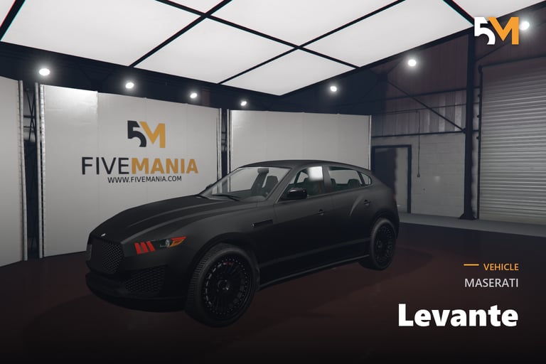FIVEM Maserati Levante, Realistic Luxury SUV Lore Friendly Add-On