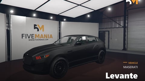 FIVEM Maserati Levante | Realistic Luxury SUV Lore Friendly Add-On | Interior & Exterior | Working Lights | Optimized | Fivem Ready | High Quality cover