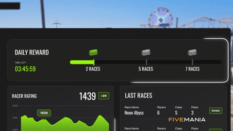 FIVEM Street Racing V2 | Advanced Racing System | Custom Tracks | Leaderboards | ELO Ranking | Profile Search | Add-On | Optimized | Fivem Ready | High Quality, image 10