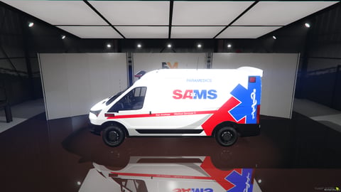 FIVEM Emsnspeedo | Lore-Friendly Ambulance Van [Unbadged] Add-On | Working Emergency Lights | Custom Liveries | Optimized | Fivem Ready | High Quality — image 7