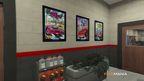 FIVEM Flywheels Mechanic | Custom Mechanic Shop MLO | Interior & Exterior | Reception Area | Workshop | Add-On | Optimized | Fivem Ready | High Quality — image 9