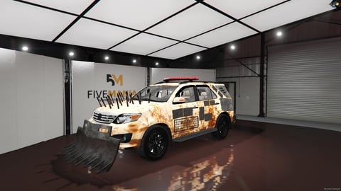 FIVEM Sw4pm | Post-Apocalyptic SUV [Unbadged] Add-On | Custom Armor | Working Lights | Unique Design | Add-On | Optimized | Fivem Ready | High Quality, image 3