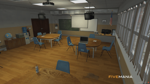 FIVEM Sandy University | Immersive University MLO | Interior & Exterior | Classrooms | Lockers | Lobby | Add-On | Optimized | Fivem Ready | High Quality — image 30