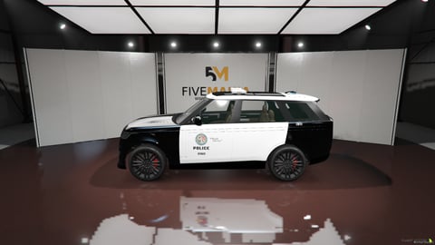 FIVEM Land Rover Range Rover (L460) | Lore Friendly Police SUV | Working Emergency Lights | Detailed Interior | Custom Livery | Optimized | Fivem Ready | High Quality, image 7