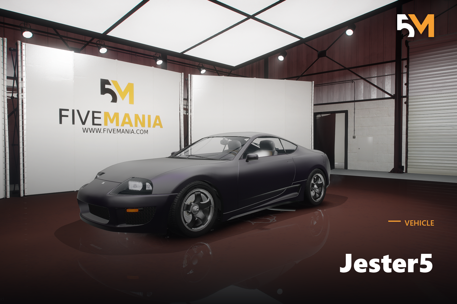 FIVEM Jester5 | Realistic Sports Car Add-On | Interior & Exterior | Working Lights | Optimized | Fivem Ready | High Quality