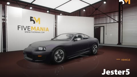 FIVEM Jester5 | Realistic Sports Car Add-On | Interior & Exterior | Working Lights | Optimized | Fivem Ready | High Quality cover