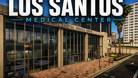 FIVEM Los Santos Medical Center | Modern Hospital MLO | Interior & Exterior | Multiple Rooms | Add-On | Optimized | Fivem Ready | High Quality cover
