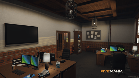 FIVEM Sandy Fire Station | Lore-Friendly Fire Department MLO | Interior & Exterior | Garage Bays | Offices & Training Room | Add-On | Optimized | Fivem Ready | High Quality — image 15