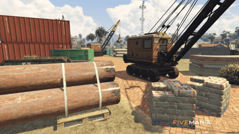 FIVEM Sandy Downtown Construction | Construction Site Map Edit | Props & Objects | Add-On | Optimized | Fivem Ready | High Quality — image 8