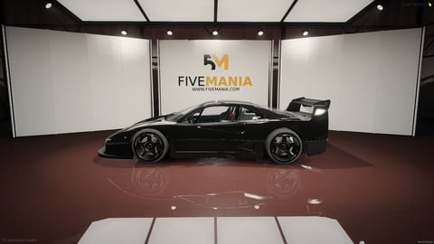 FIVEM F40 | Realistic Sports Car [Unbadged] Add-On | Interior & Exterior | High Performance | Optimized | Fivem Ready | High Quality — image 7