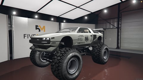 FIVEM Del2 | Lore-Friendly Monster Truck [Badged] Add-On | Custom Suspension | Massive Wheels | Working Lights | Detailed Interior | Add-On | Optimized | Fivem Ready | High Quality, image 3