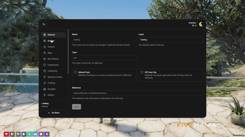 FIVEM Jobs Creator | Advanced Job Management Script | Custom Jobs | Boss Menus | Stashes | Crafting | Teleports | Add-On | Optimized | Fivem Ready | High Quality, image 9