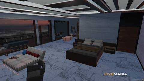 FIVEM Paradise Mansion | Luxury Modern Estate MLO | Interior & Exterior | Pool & Terrace | Add-On | Optimized | Fivem Ready | High Quality — image 11