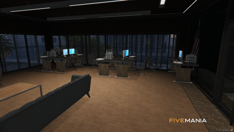 FIVEM Mission Row Police Department V3 | Comprehensive Police Station MLO | Interior & Exterior | Helipad | Multiple Offices | Add-On | Optimized | Fivem Ready | High Quality — image 41