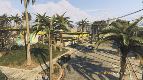 FIVEM Vagos Hood | Custom Gang Territory MLO | Boxing Ring | Custom Murals | Outdoor Area | Add-On | Optimized | Fivem Ready | High Quality — image 2
