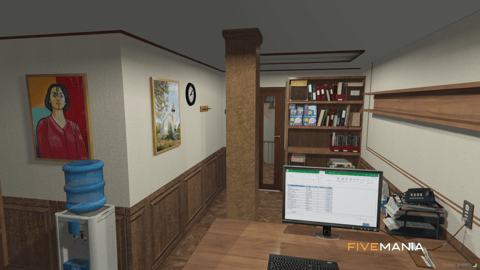 FIVEM Paleto Bay Fire Station | Detailed Fire Department MLO | Interior & Exterior | Garage Bays | Office & Common Areas | Add-On | Optimized | Fivem Ready | High Quality — image 12