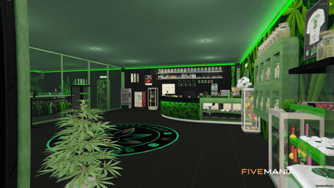 FiveM Weed Land Coffee Shop | Modern Dispensary MLO, image 5